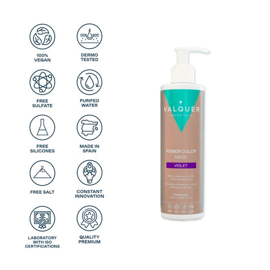 Valquer Mascarilla Power Color Violeta 275 Ml