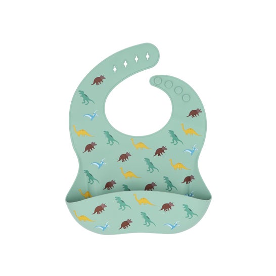Tutete Bavaglino in Silicone Dinosauro 1 Unità