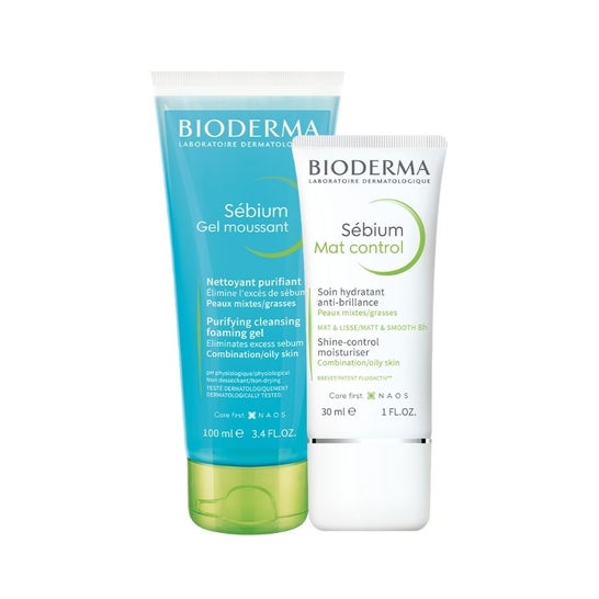 Bioderma Sébium Mat Control + Sébium Gel Espumoso Bioderma Sébium Mat Control + Sébium Gel Espumoso