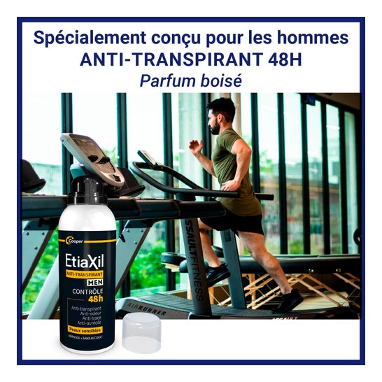 Etiaxil Anti-Transpirant Men 48 H Aérosol 2 X150 ml
