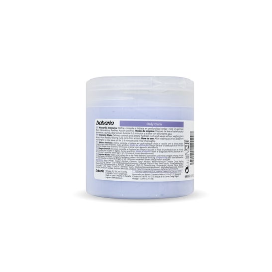 Babaria Only Curls Intensive Curly Hair Mask 400ml