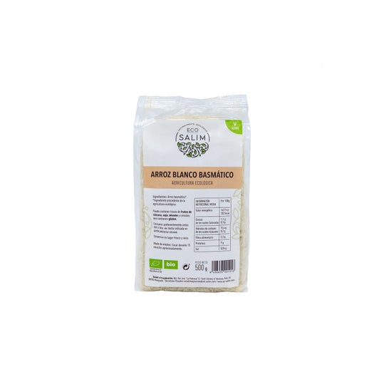 Int-Salim Organic White Basmati Rice 500g