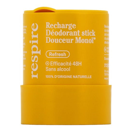 Respire Recarga Desodorante Stick Suave Monoï Bio 50 g