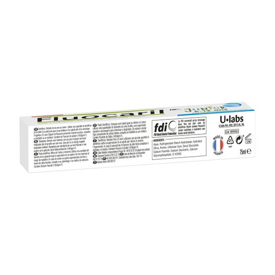 Fluocaril Junior 6-12 Años Gel Bubble 2x75 ml