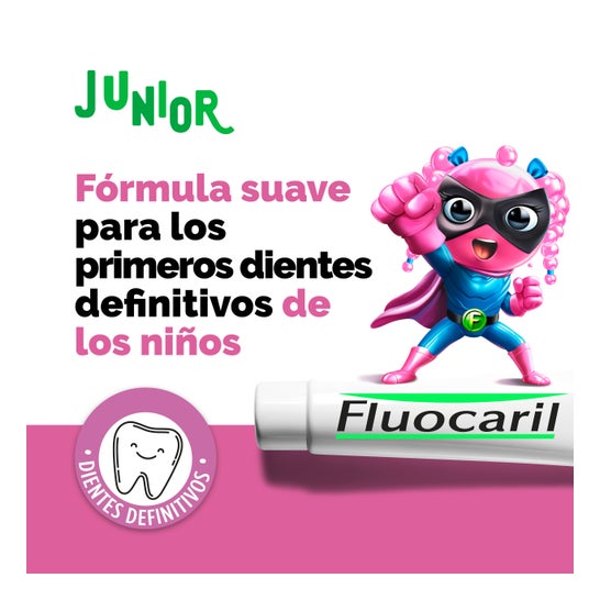 Fluocaril Junior 6-12 Años Gel Bubble 2x75 ml