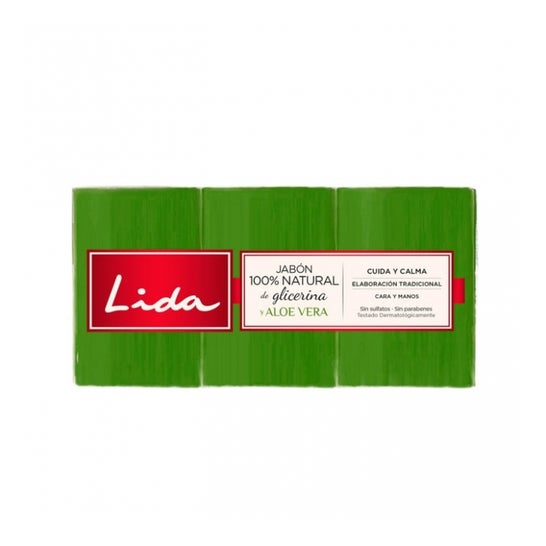 Liquid Body Soap with Aloe Vera Lida 100 % Natural (600 ml)