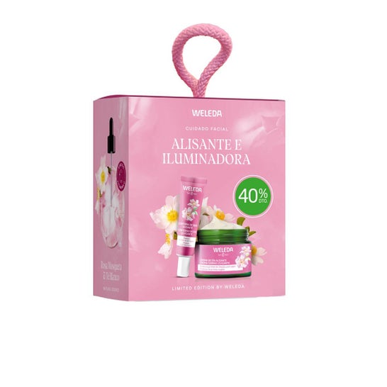 Weleda Rutina Alisante e Iluminadora Contorno Ojos 12 ml + Crema Día 40 ml