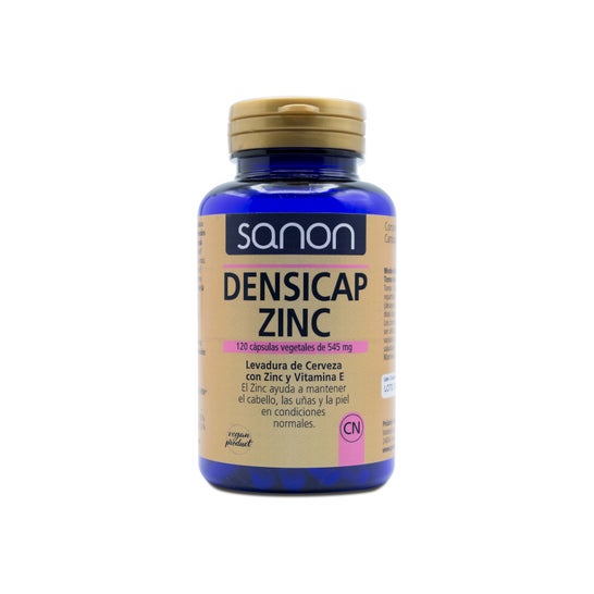 Sanon Densicap Zinc 120 Cápsulas vegetales de 545 mg