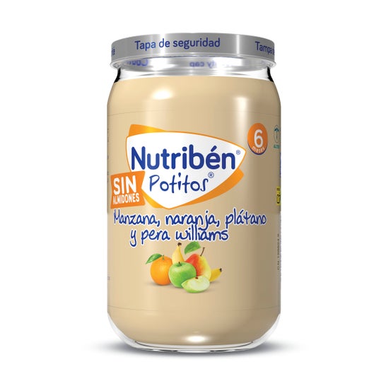 Nutriben Potito Manzana Naranja Plátano Pera 235 g