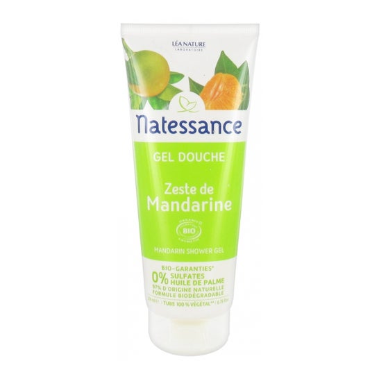Natessance Organic Shower Gel Tangerine Zest 200ml