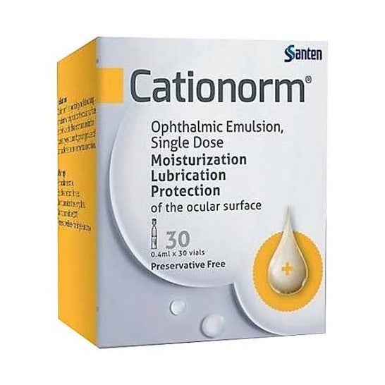 Santen Kationorm Eyedrops Emulsie 0,4 ML 30 Enkelvoudige dosis