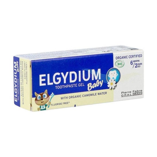 Elgydium Baby Dentífrico Agua de Manzanilla 6 Meses Bio 30ml