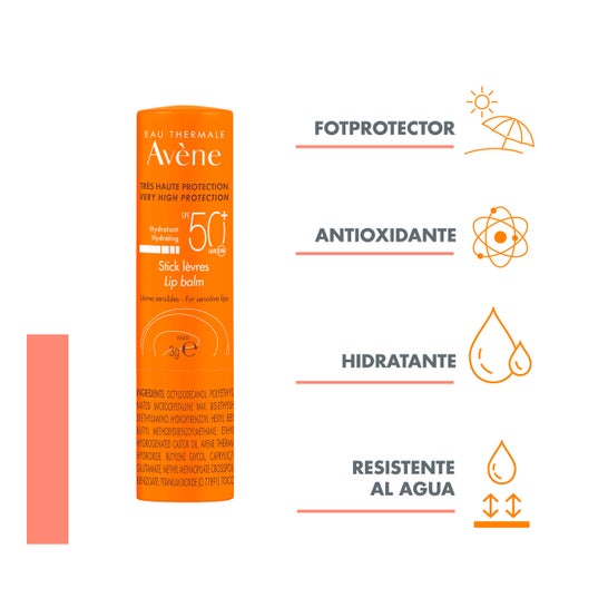 Avene Stick Labios Spf 50+ 3 g Avene, 3 g (Código PF )
