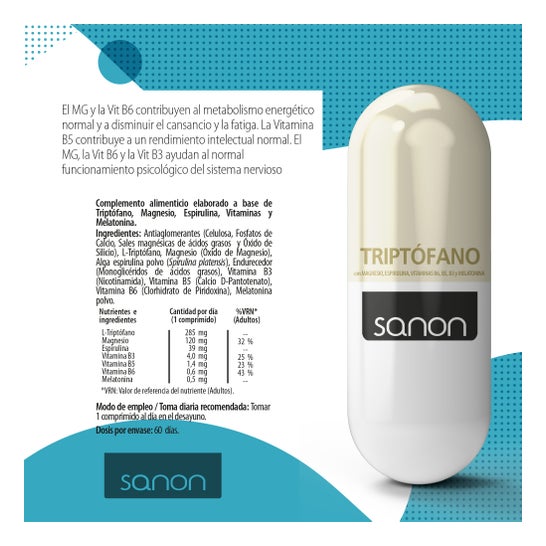 Sanon Triptófano 60comp