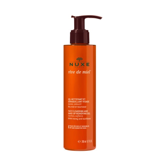 Nuxe Rêve de Miel Gel Limpiador y Desmaquillante Facial 200ml