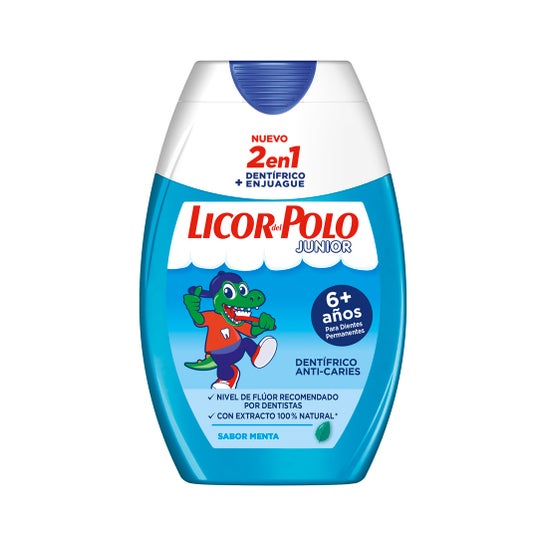 Licor Polo 2 en 1 Junior Menta Suave 75ml