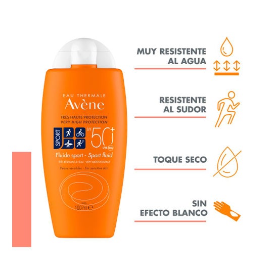 Avène Solar Fluido Sport SPF50+ 100ml