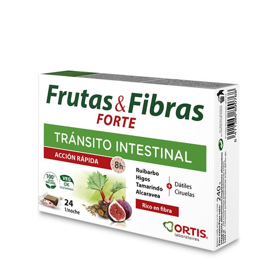 Frutas&Fibras Forte Bowel Function Fast Action 24cubes