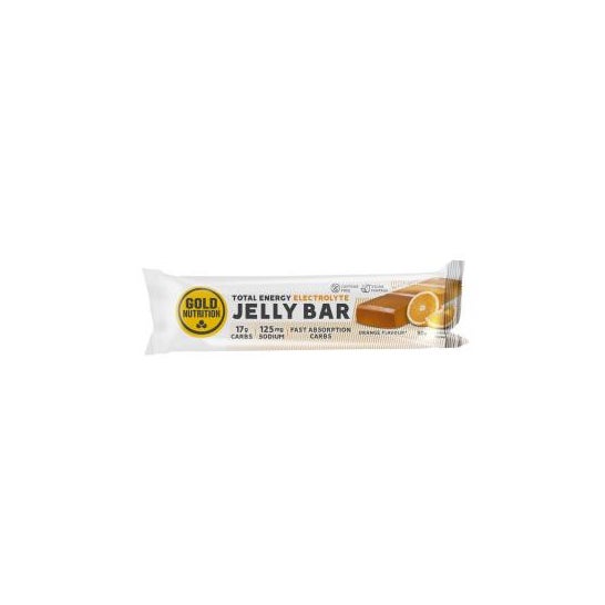 Gold Nutrition Jelly Bar Total Energy Electrolyte Naranja 15uds