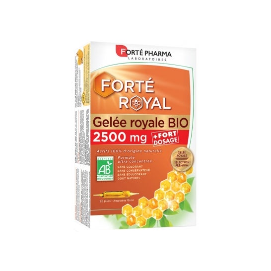 Forte Pharma Forté Royal Jelly Bio 2500mg 20 Ampoules