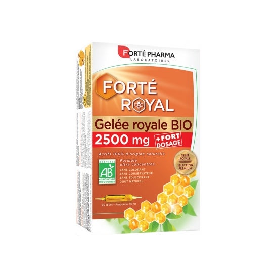 Forte Pharma Forté Royal Jelly Bio 2500mg 20 Ampullen