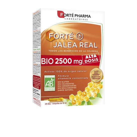 Forte Pharma Jalea real bio 2500mg 20 ampollas