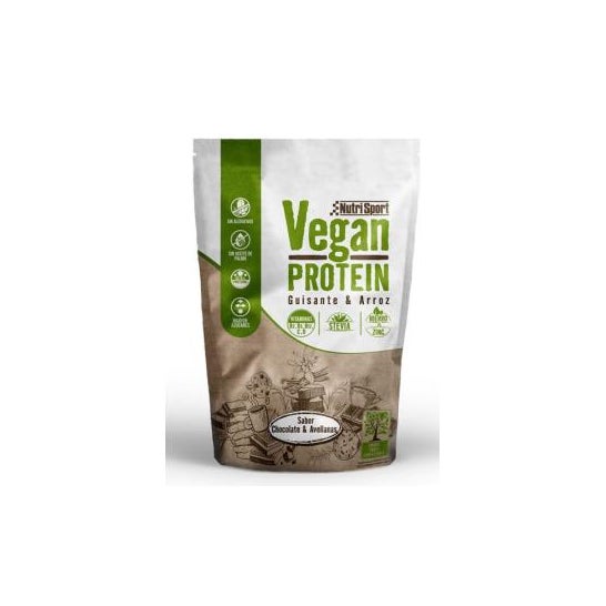 Nutrisport Vegan Proteína Choco Avellanas 520g