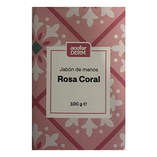Acofar Jabón De Manos En Pastilla Acofarderm Rosa Coral 100g