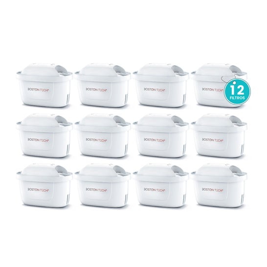 Boston Tech HydroPure Water Filters compatible with Brita Maxtra 12 pcs