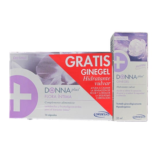 Donna Plus Pack Intimate Flora + Ginegel + 1 tubo