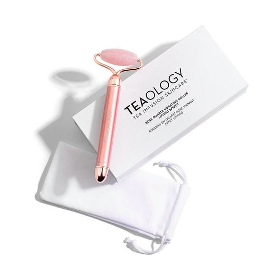 Teaology Rose Quartz Face Rooler 1ud