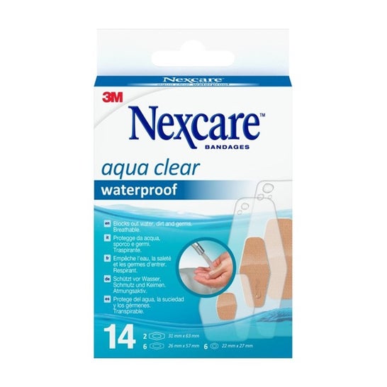 Nexcare Aqua Clear Apositos 14uds