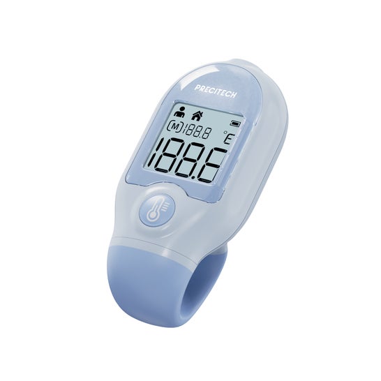 Precitech Termómetro Sin Contacto Mini Azul 1ud Precitech Termómetro Sin Contacto Mini Azul 1ud