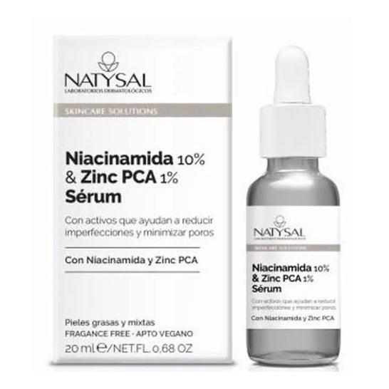 Natysal Sérum Niacinamida 10% Zinc Pca 1% 20ml Natysal Sérum Niacinamida 10% Zinc Pca 1% 20ml