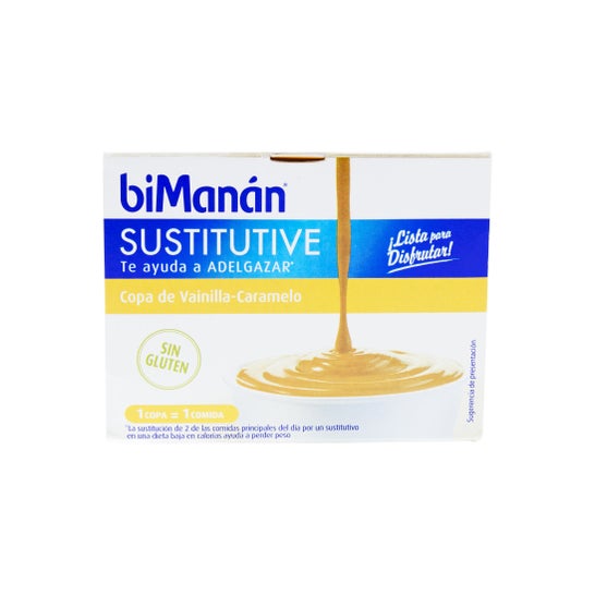 biManán® copa de vainilla y caramelo 210g