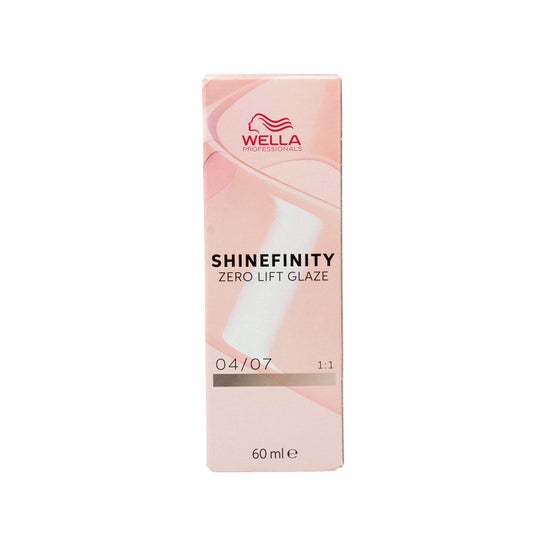 Wella Shinefinity Tinte Zero Lift Glaze Color 04/07 60ml