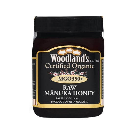 Woodland's MGO 350+ Raw Manuka Honning Økologisk 250 g