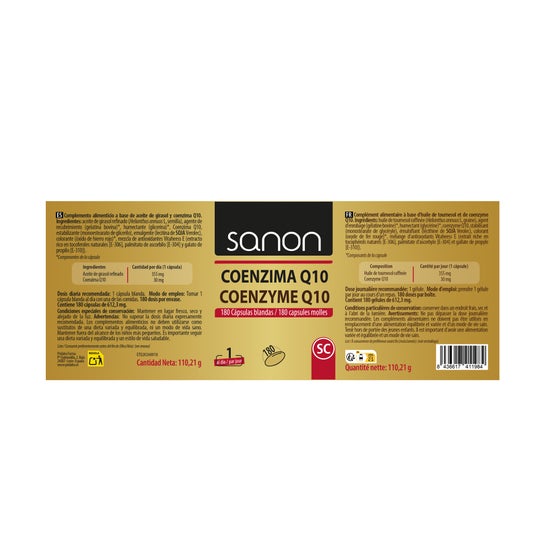 Sanon Coenzyme Q10 180 caps
