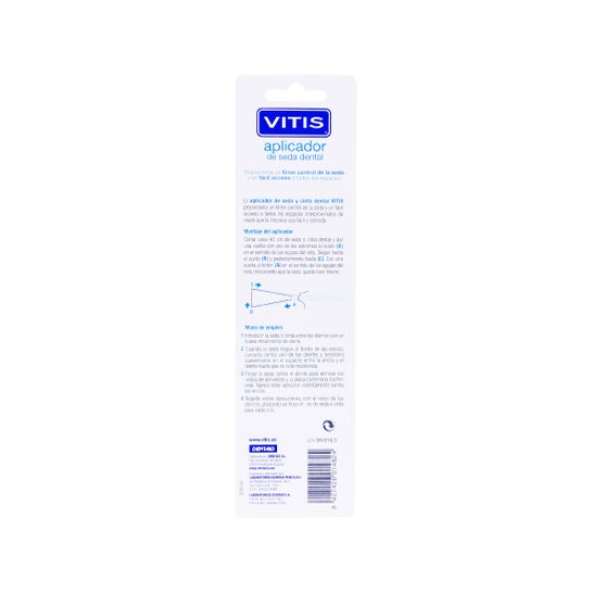 Vitis aplicador para seda y cinta dental 1ud