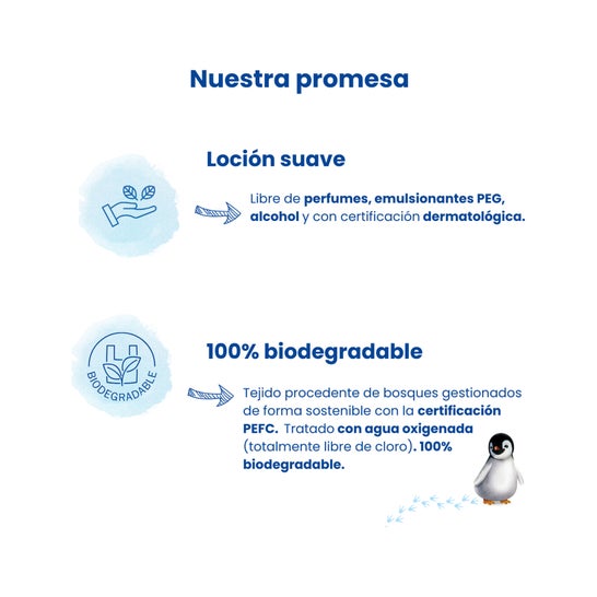 Pingo Toallitas Deshechables Ecológicas 80 uds