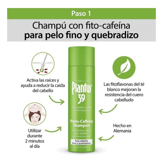 Plantur39 Phyto-Caffeine Champú Cabellos Finos 250ml