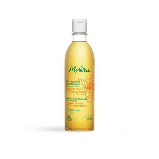 Melvita nourishing gentle care shampoo - dry hair 200 ml