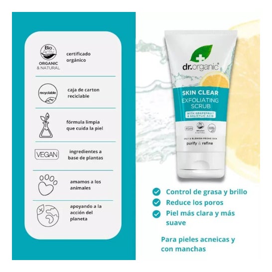 Dr. Organic Tea Tree Facial Scrub 125ml Dr. Organic Tea Tree Facial Scrub 125ml