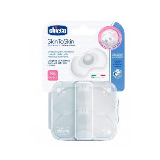 Chicco Protegepezón Silicona Skintoskin T-M/L 2uds