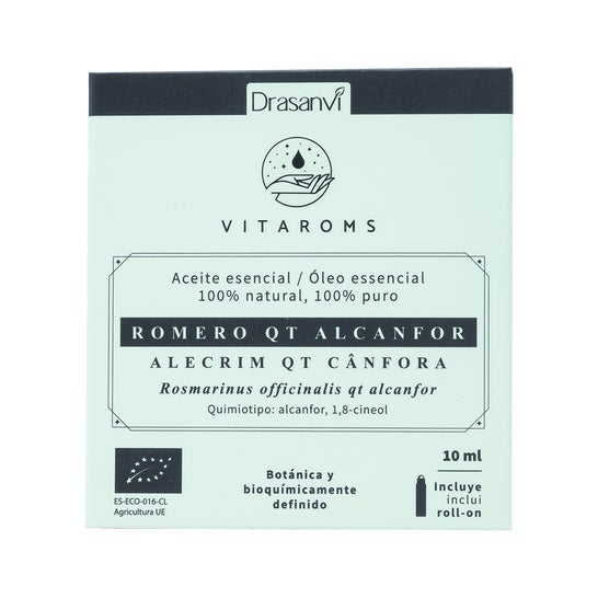 Drasanvi Aceite Esencial Romero Qt Alcanfor Bio 10 ml