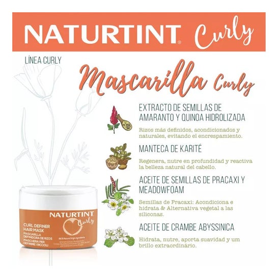 Naturtint Curly Mascarilla Definidora de Rizos 300ml Naturtint Curly Mascarilla Definidora de Rizos 300ml