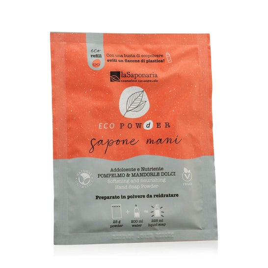 La Saponaria Jabón Manos Polvo Pomelo Almendras 25 gr