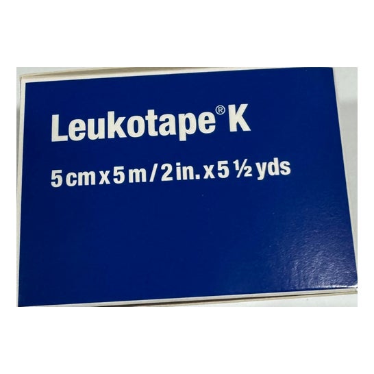 Leukotape K Cinta Elástica Adhesiva Rojo 5cmx5m 1ud