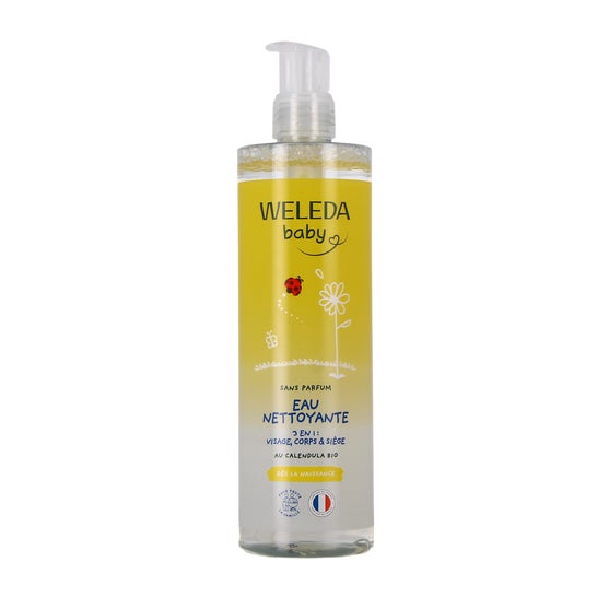 Weleda Baby Agua Limpiadora 3 en 1 Sin Perfume 400 ml