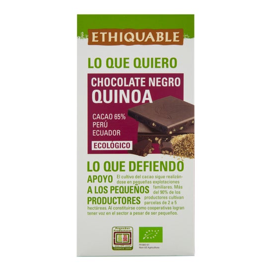 Ethiquable Choco Zwarte Quinoa Bio 100g